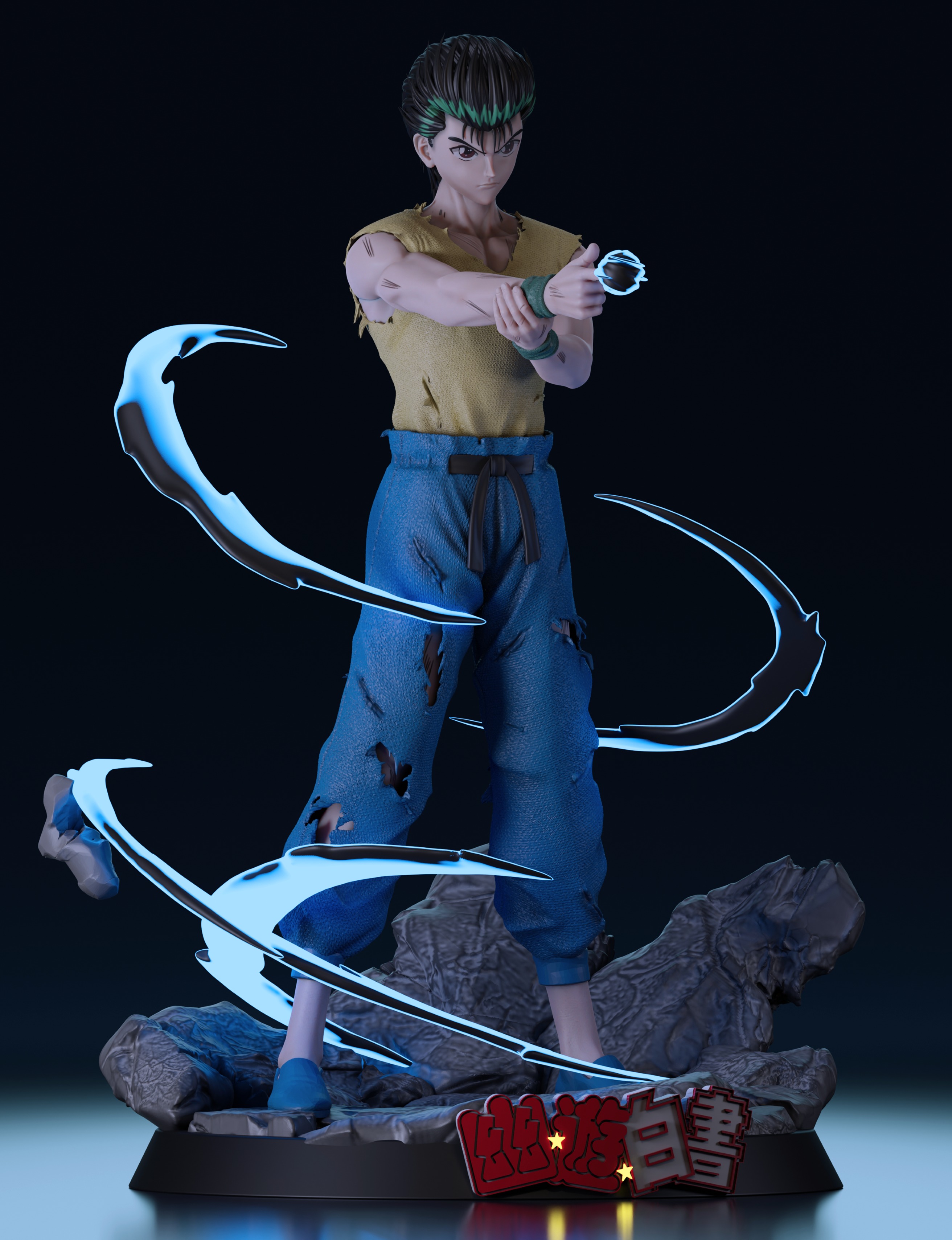 Yusuke Urameshi Yuyuhakusho 3D print model_2