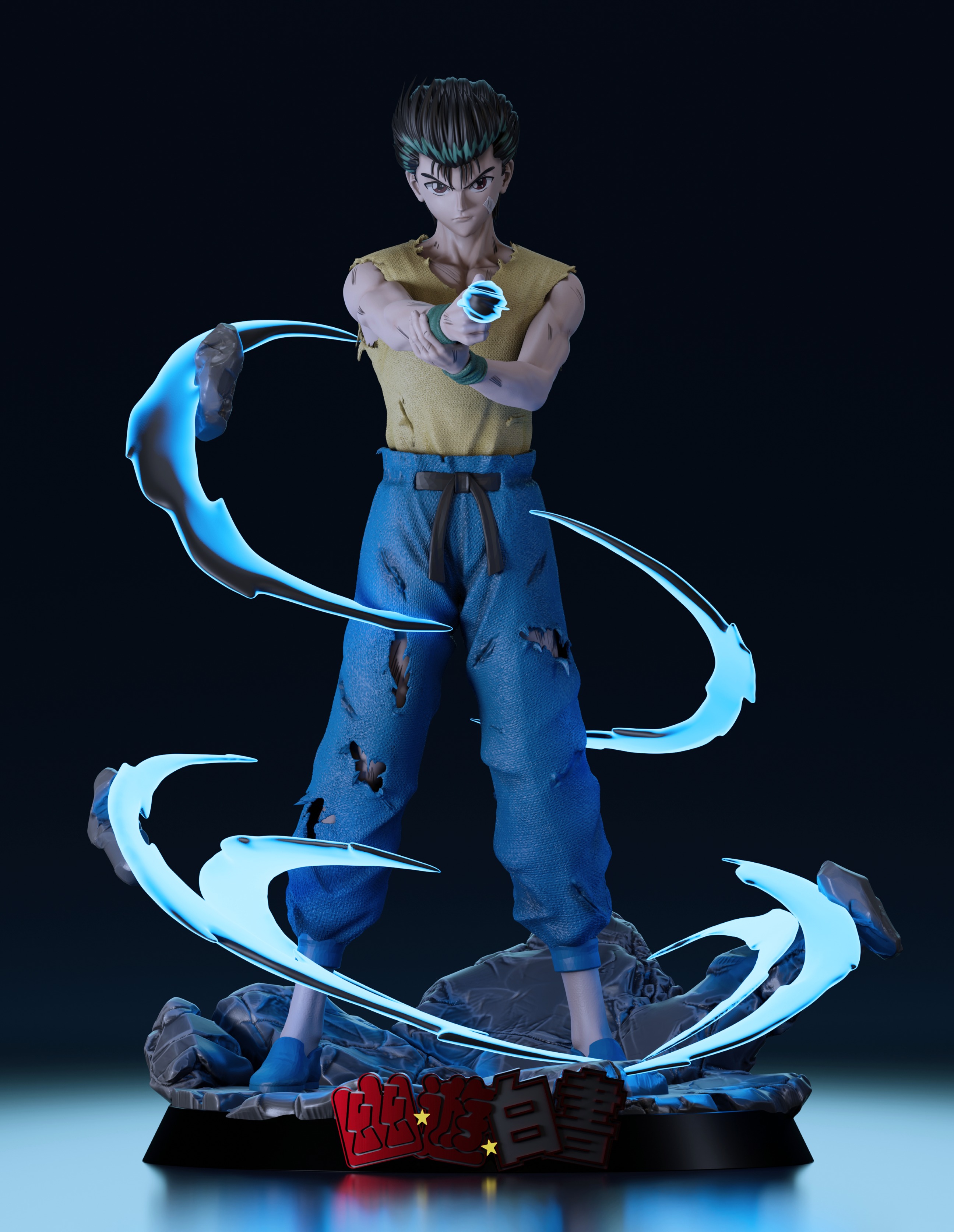 Yusuke Urameshi Yuyuhakusho 3D print model_5
