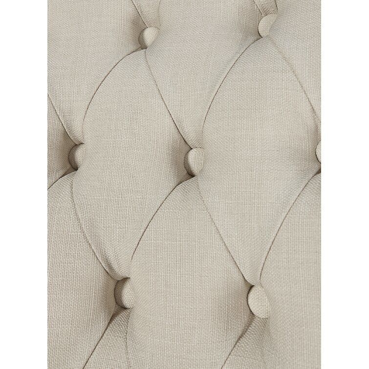 Bull Isley Wide Tufted Linen Arm Chair Sofa 3D model_11