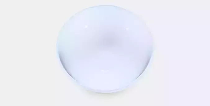 BLANDA Bowl Presentation Low-poly 3D model