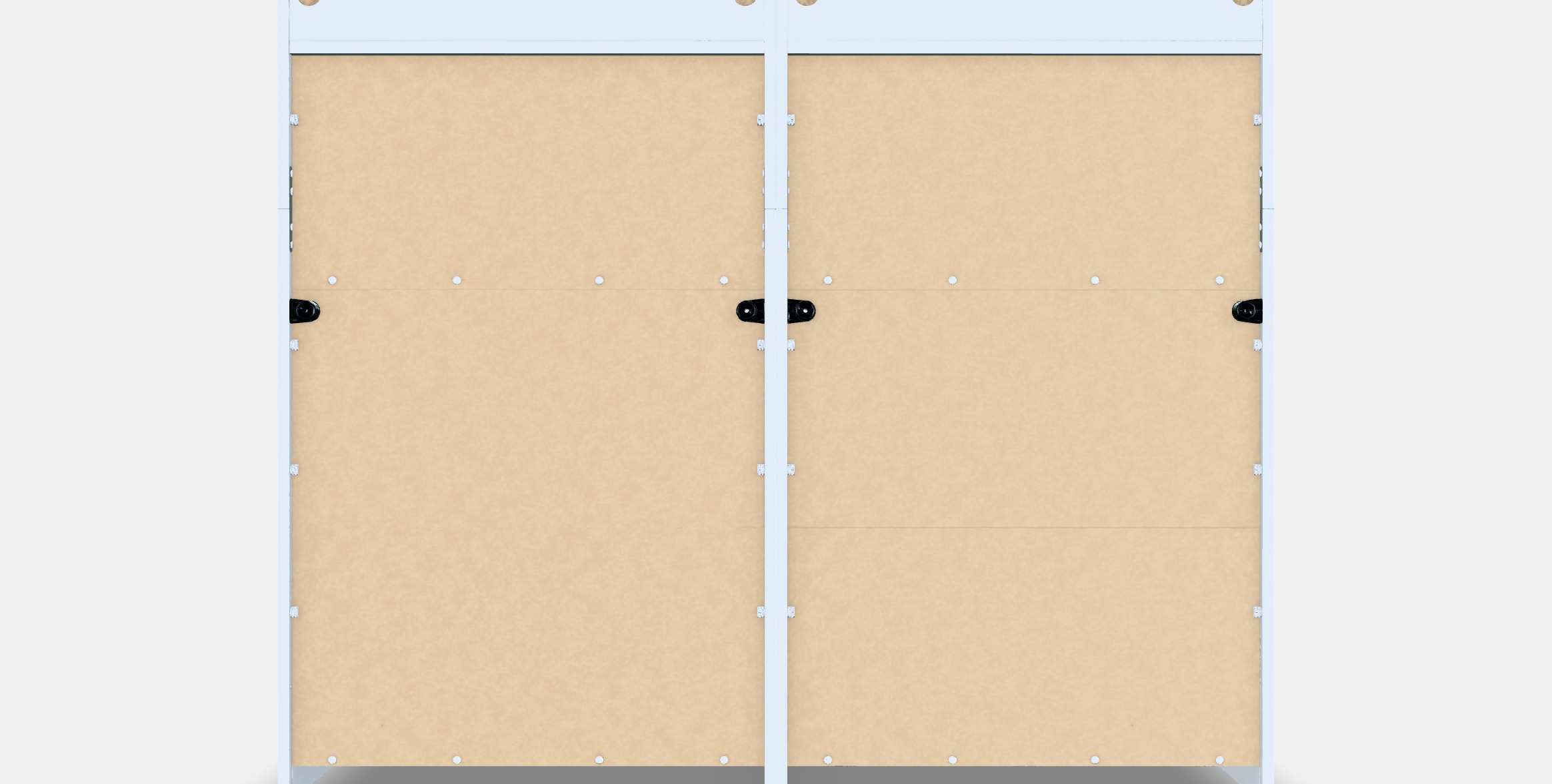 HAUGA Storage combination 6 Low-poly 3D model_16