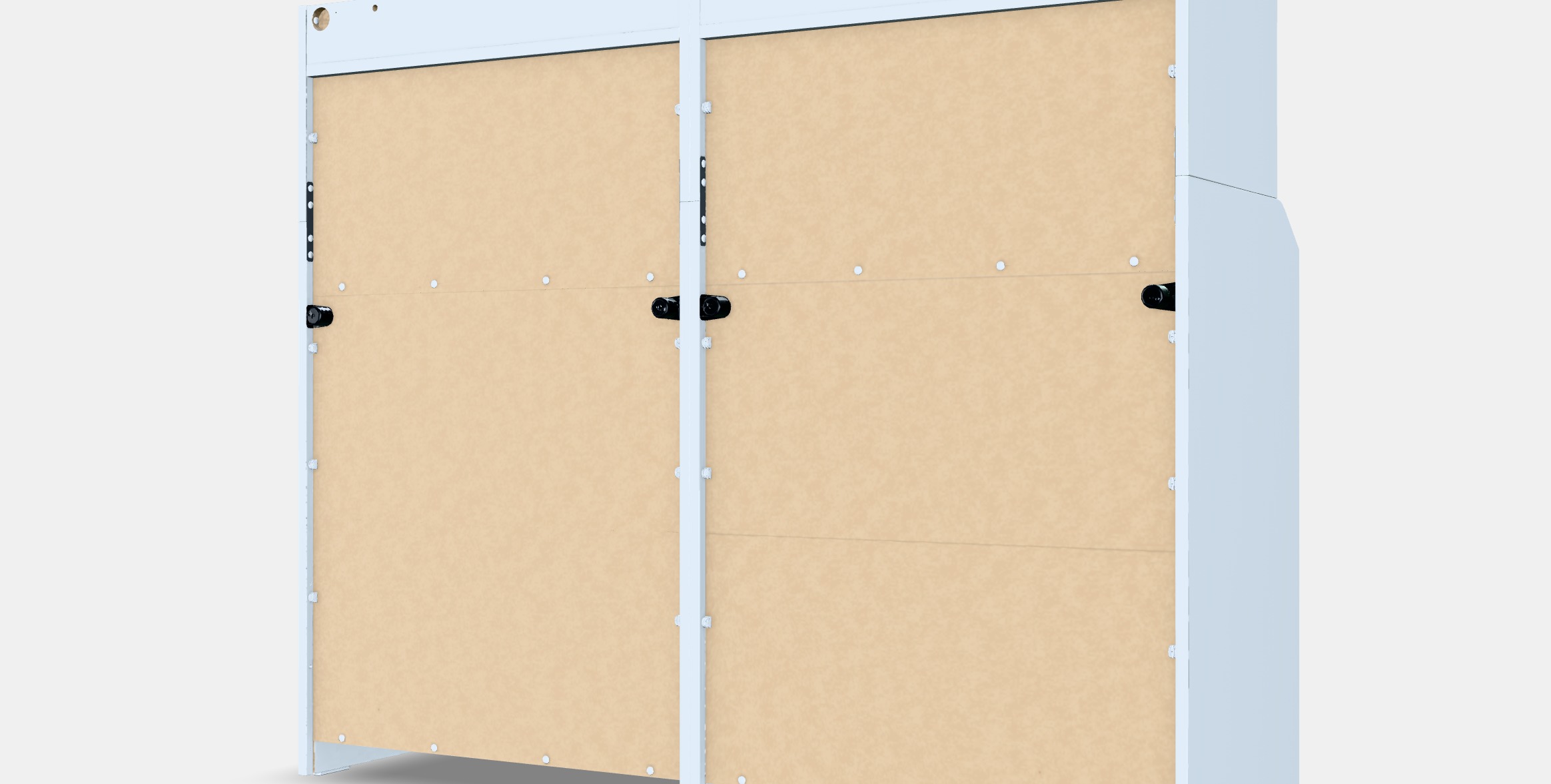 HAUGA Storage combination 6 Low-poly 3D model_6