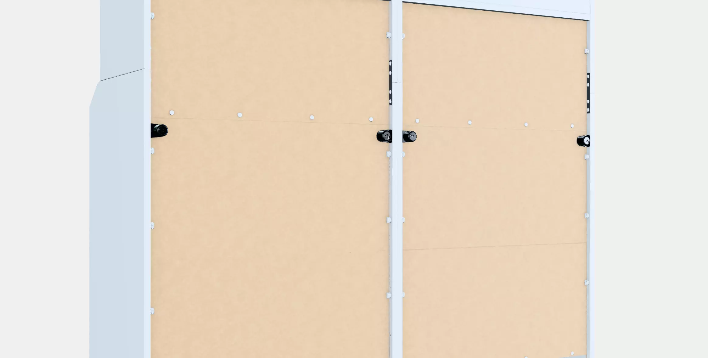 HAUGA Storage combination 6 Low-poly 3D model_0