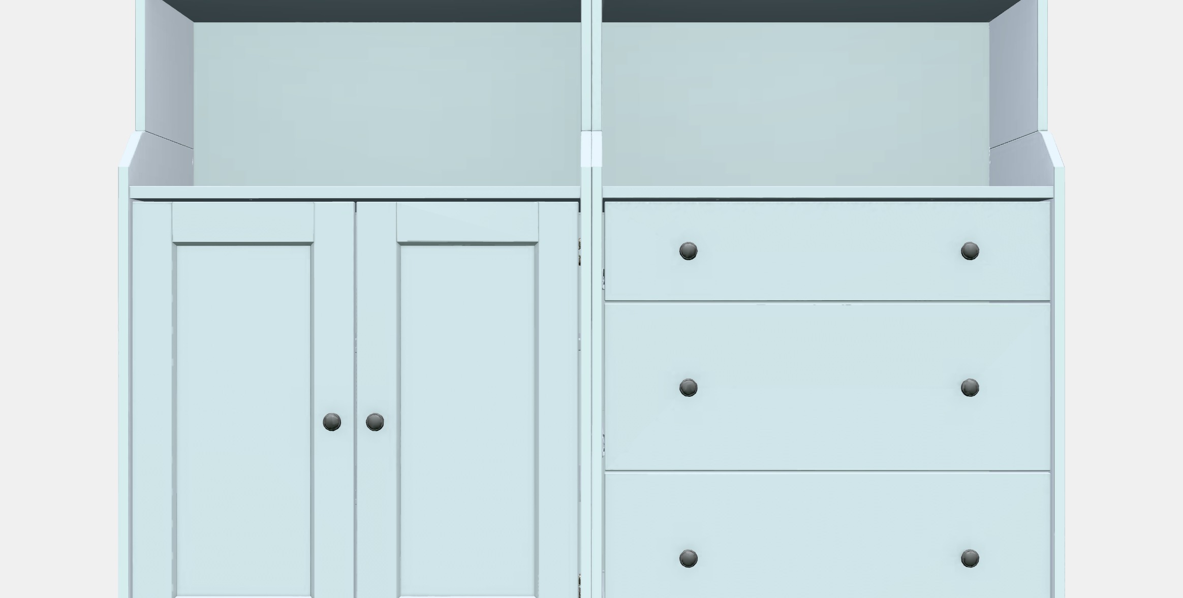 HAUGA Storage combination 6 Low-poly 3D model_10