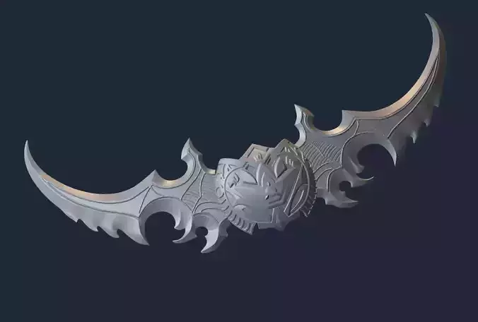 Twin Blades of Azzinoth World of Warcraft Warglaive Illidan 3D print model