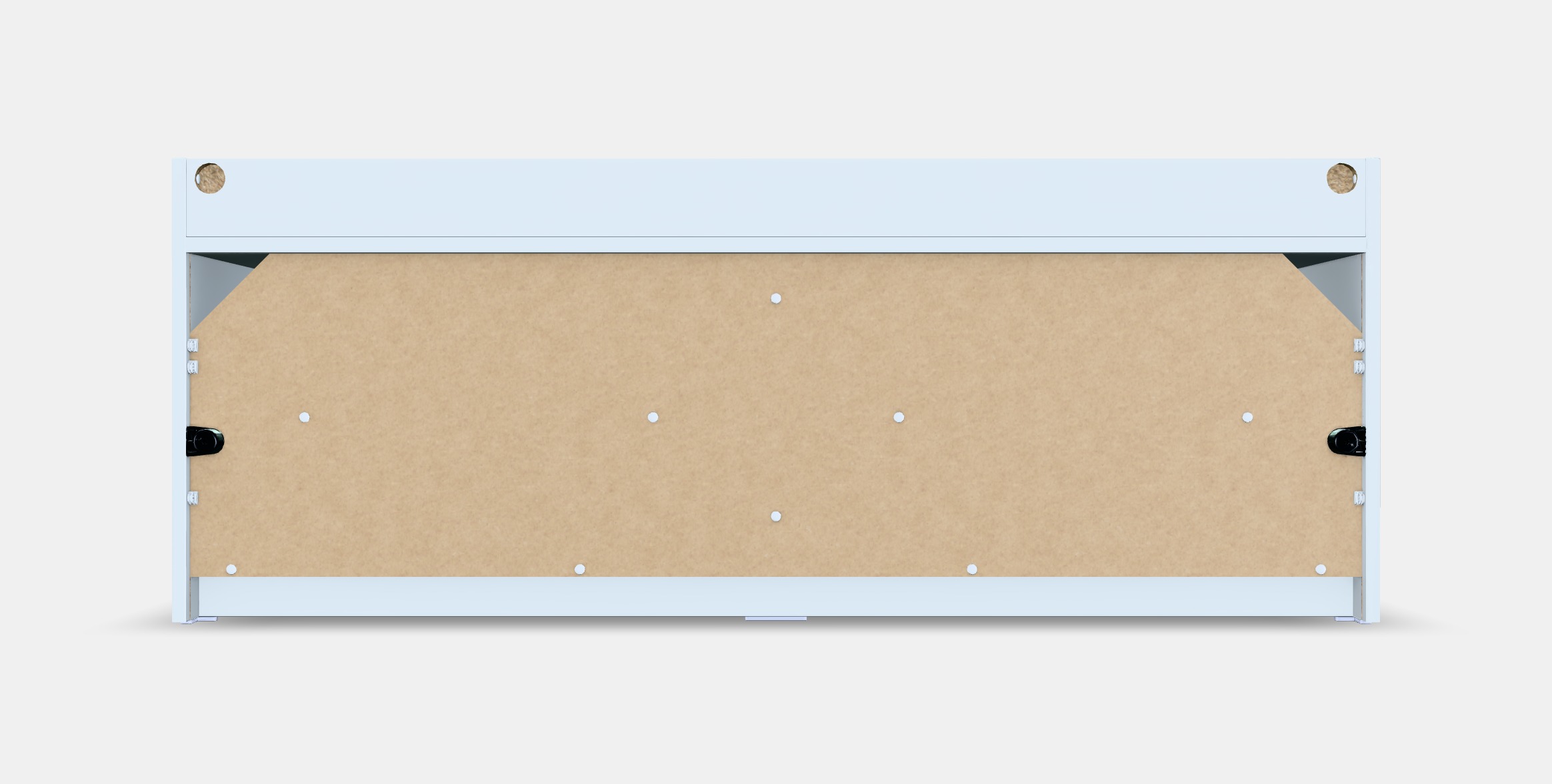 HAUGA TV bench Low-poly 3D model_15