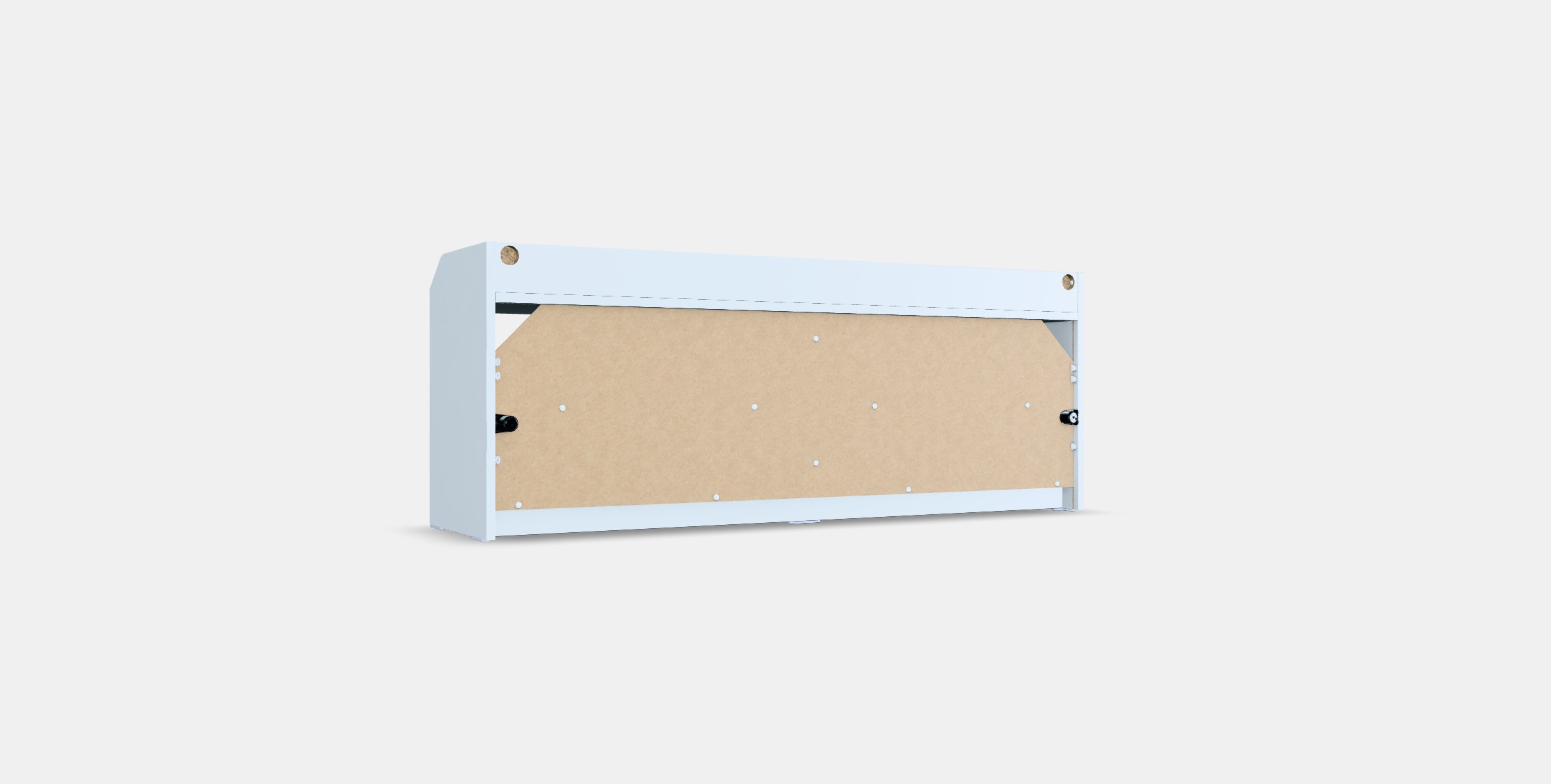 HAUGA TV bench Low-poly 3D model_16