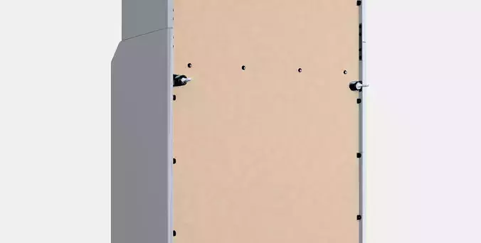 HAUGA Cabinet with 2 doors