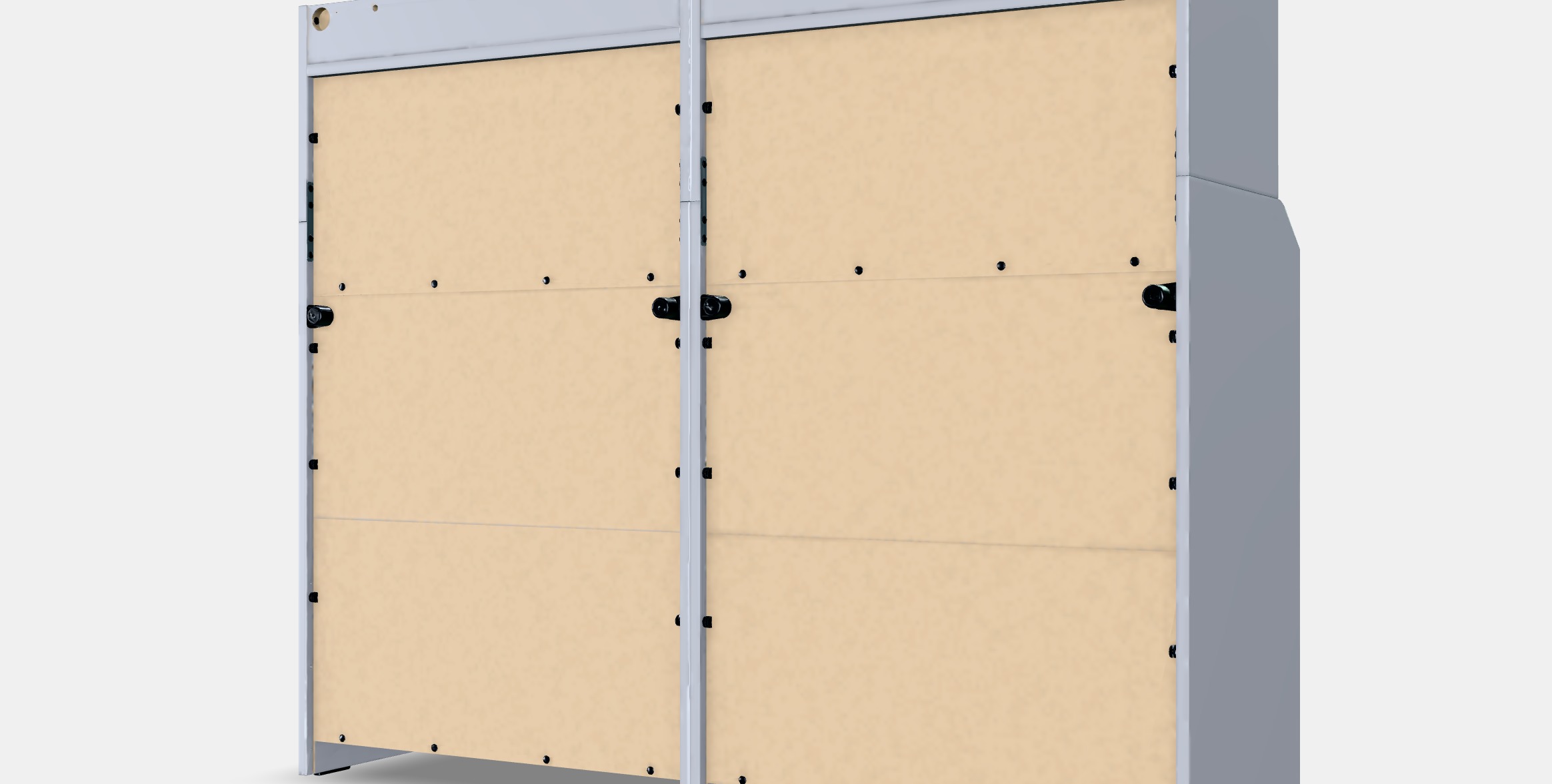 HAUGA Storage combination 7 Low-poly 3D model_3