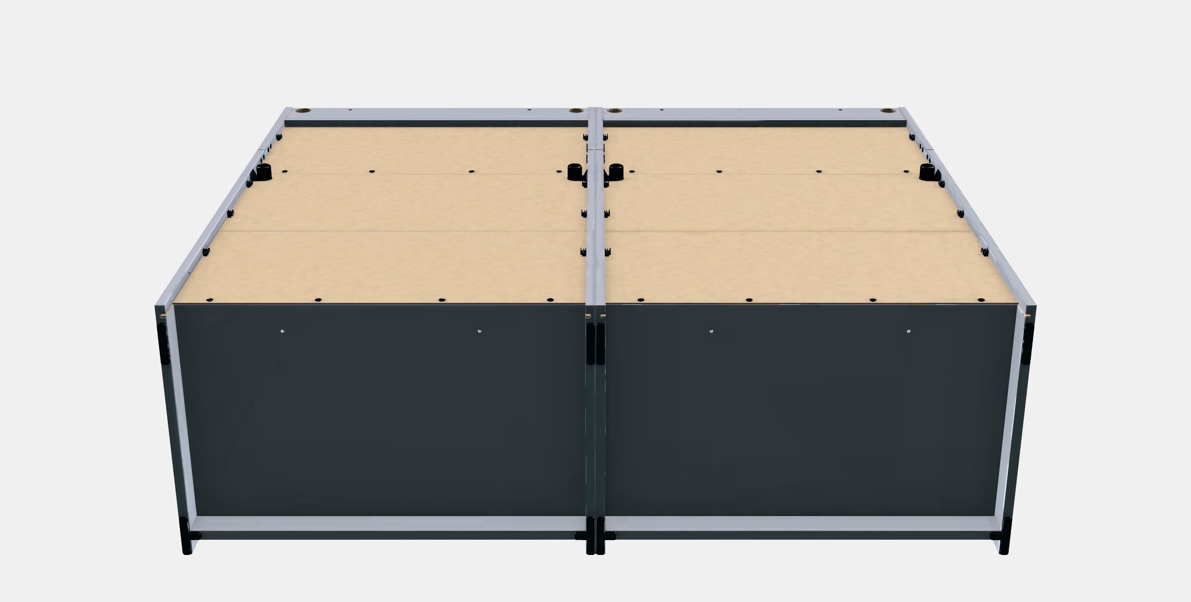 HAUGA Storage combination 7 Low-poly 3D model_12