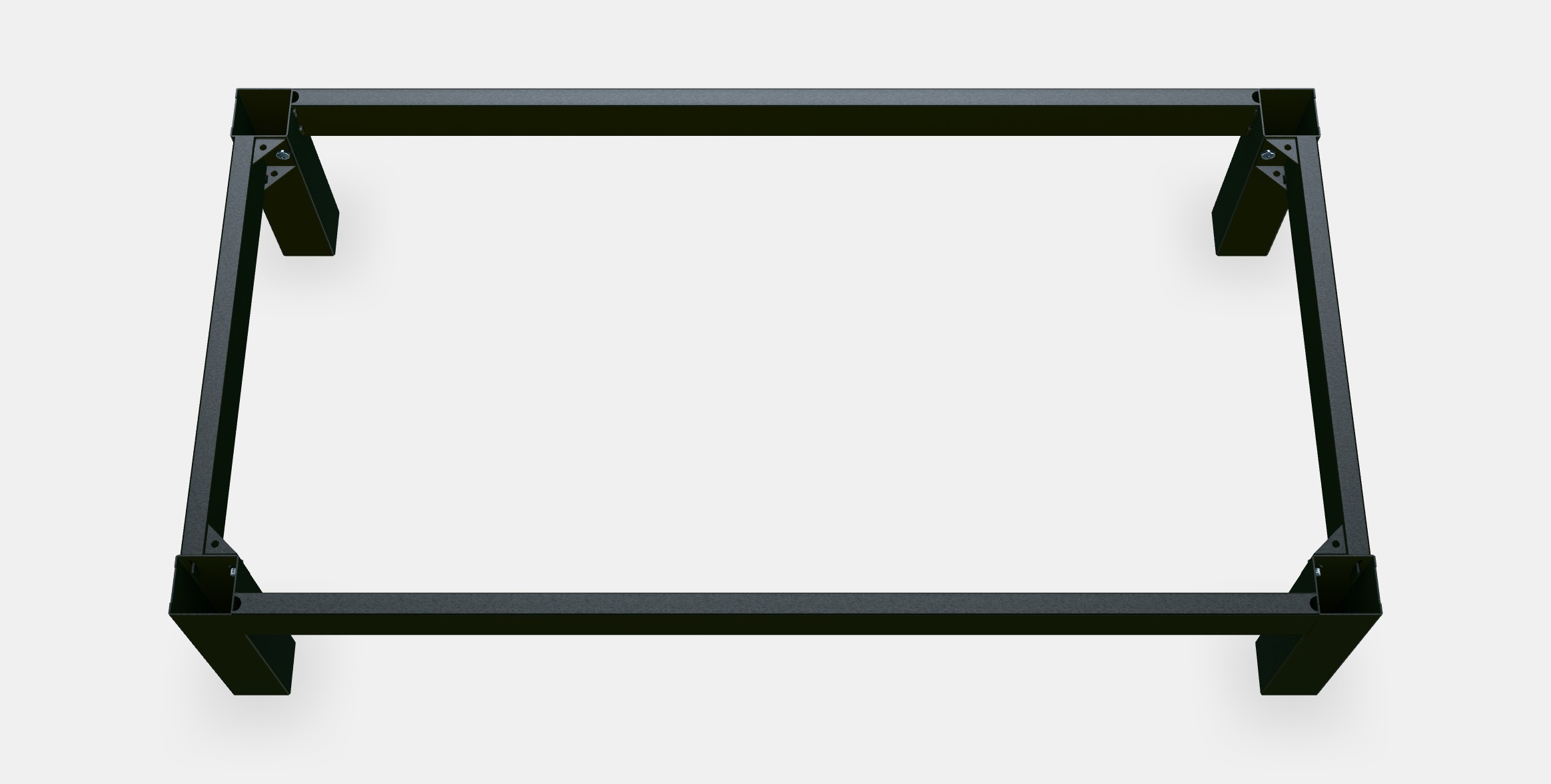 KALLAX Underframe 2 Low-poly 3D model_4