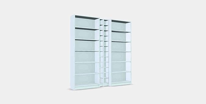 BILLY - GNEDBY Bookcase Low-poly 3D model