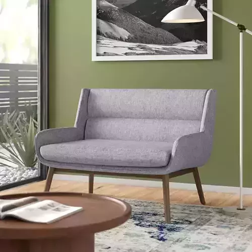 Bull Cullen Recessed Arm Loveseat Movie Sofa