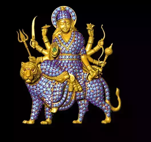 Sherawali Durga Mataji  3D print model