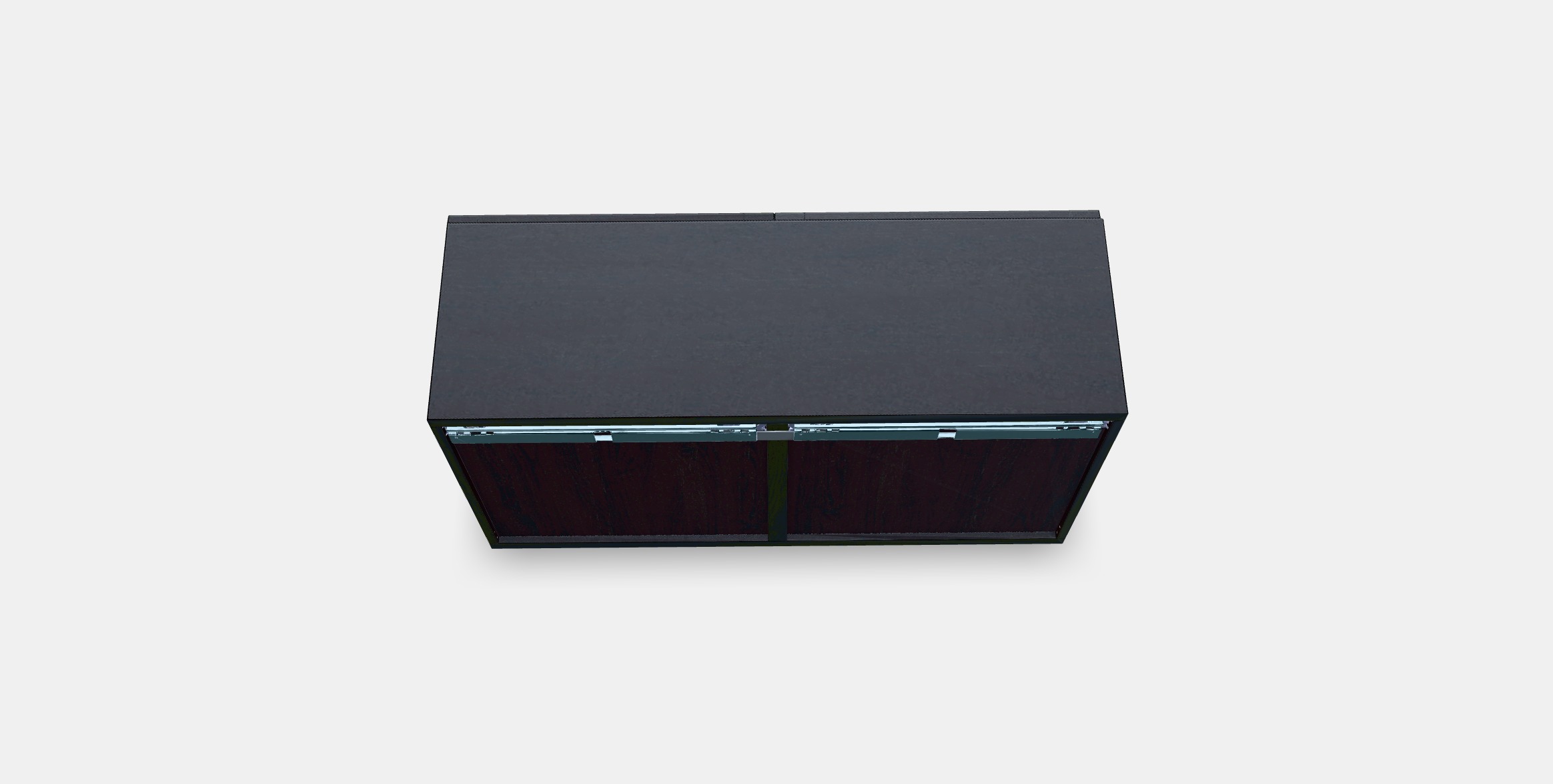 BESTA Wall-mounted cabinet combination Low-poly 3D model_5