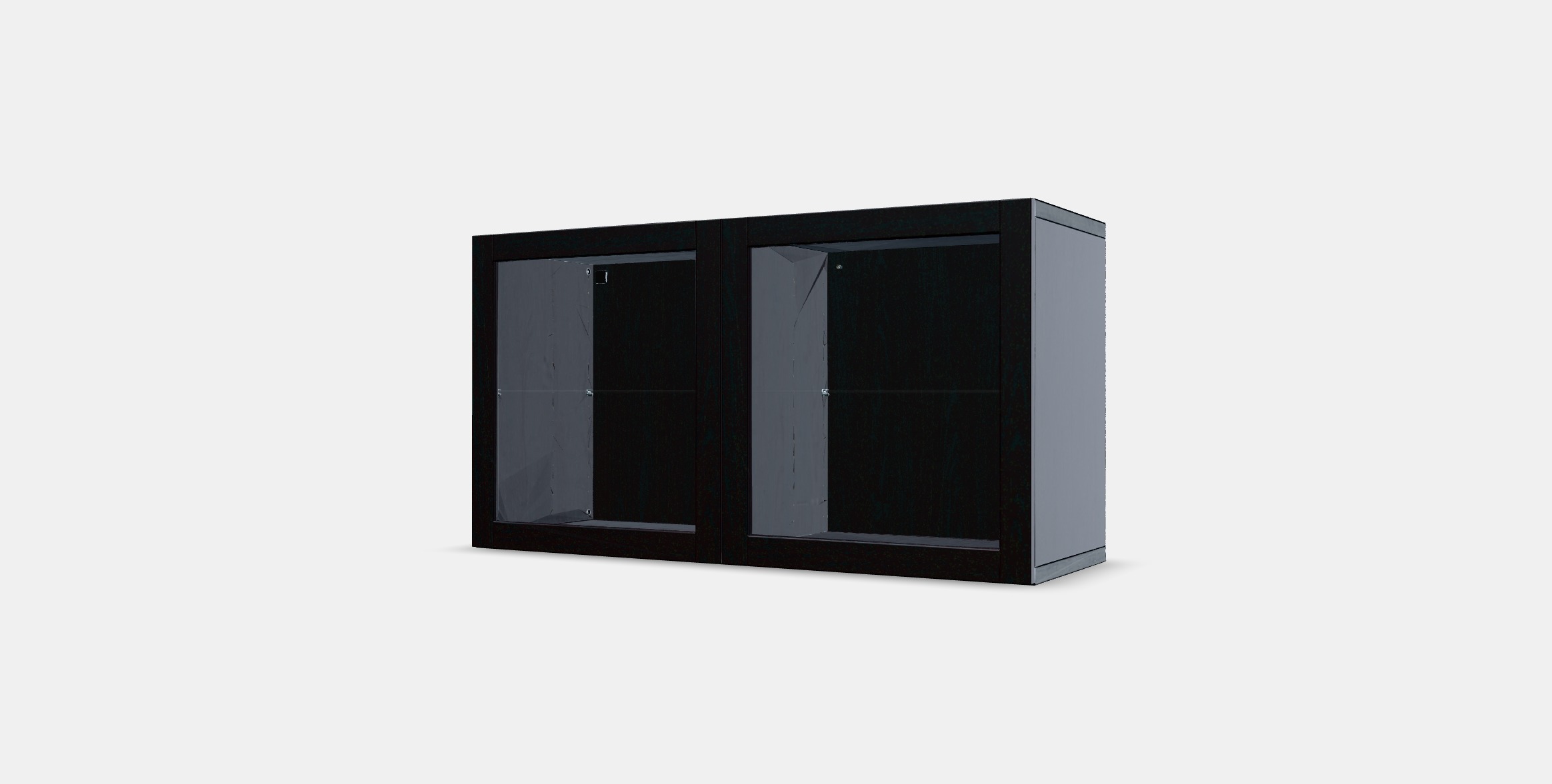 BESTA Wall-mounted cabinet combination Low-poly 3D model_11