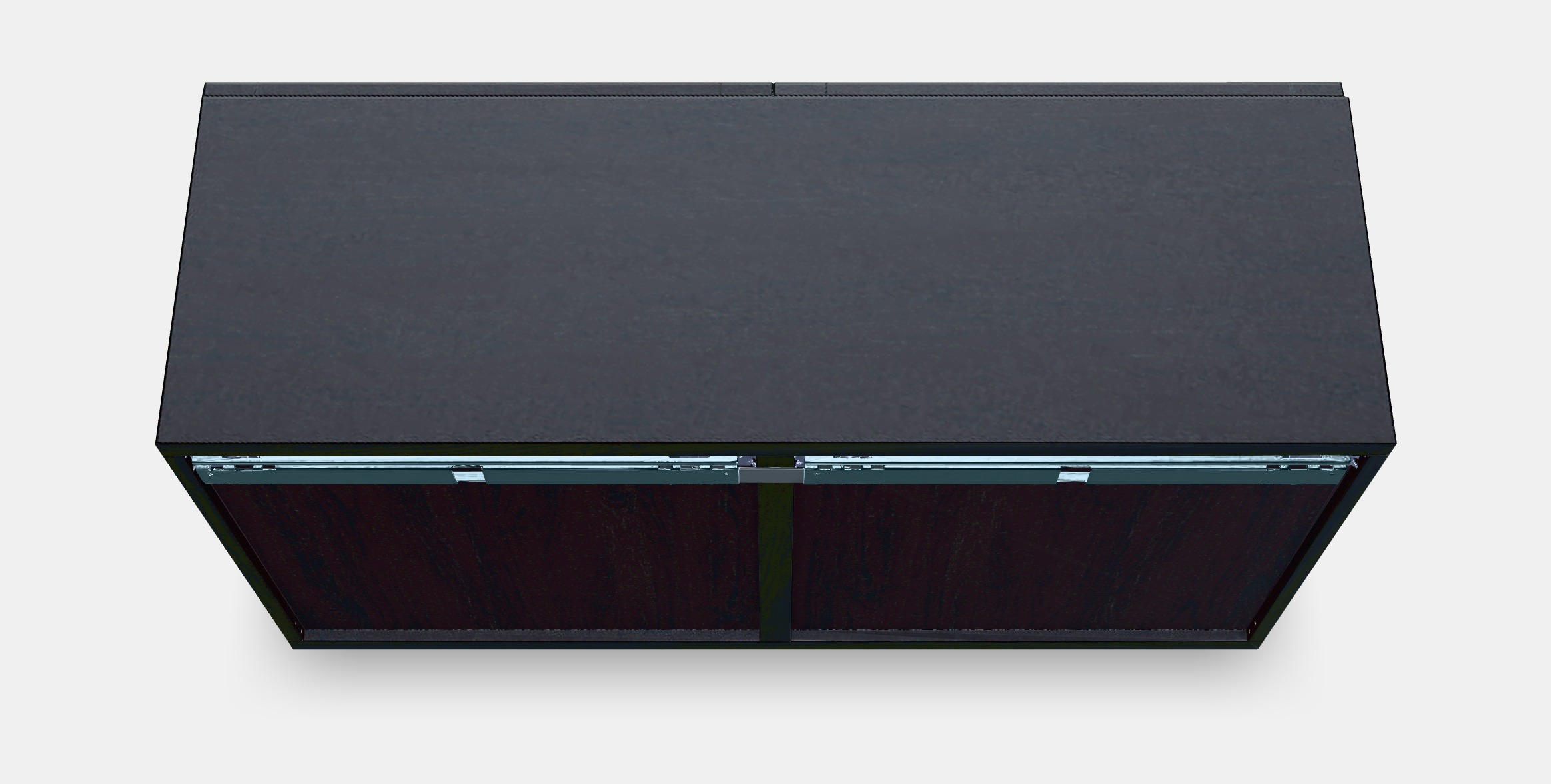 BESTA Wall-mounted cabinet combination Low-poly 3D model_7