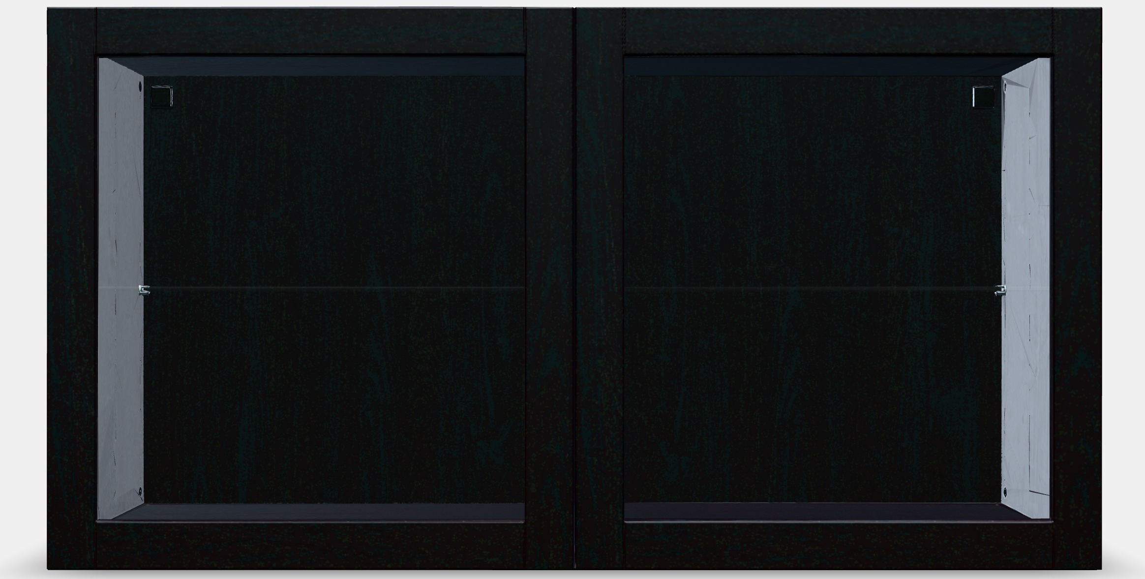 BESTA Wall-mounted cabinet combination Low-poly 3D model_10