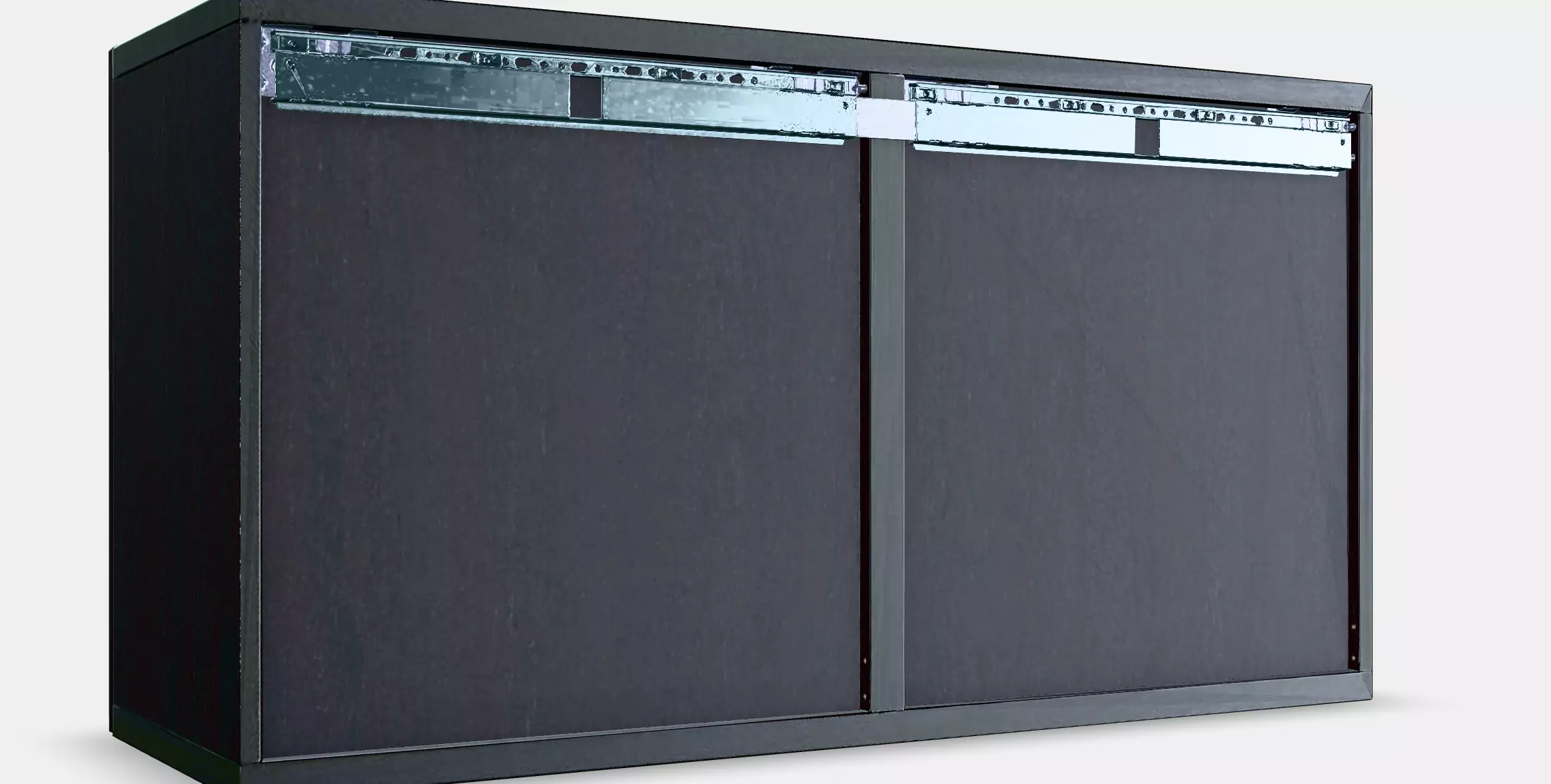 BESTA Wall-mounted cabinet combination Low-poly 3D model_0