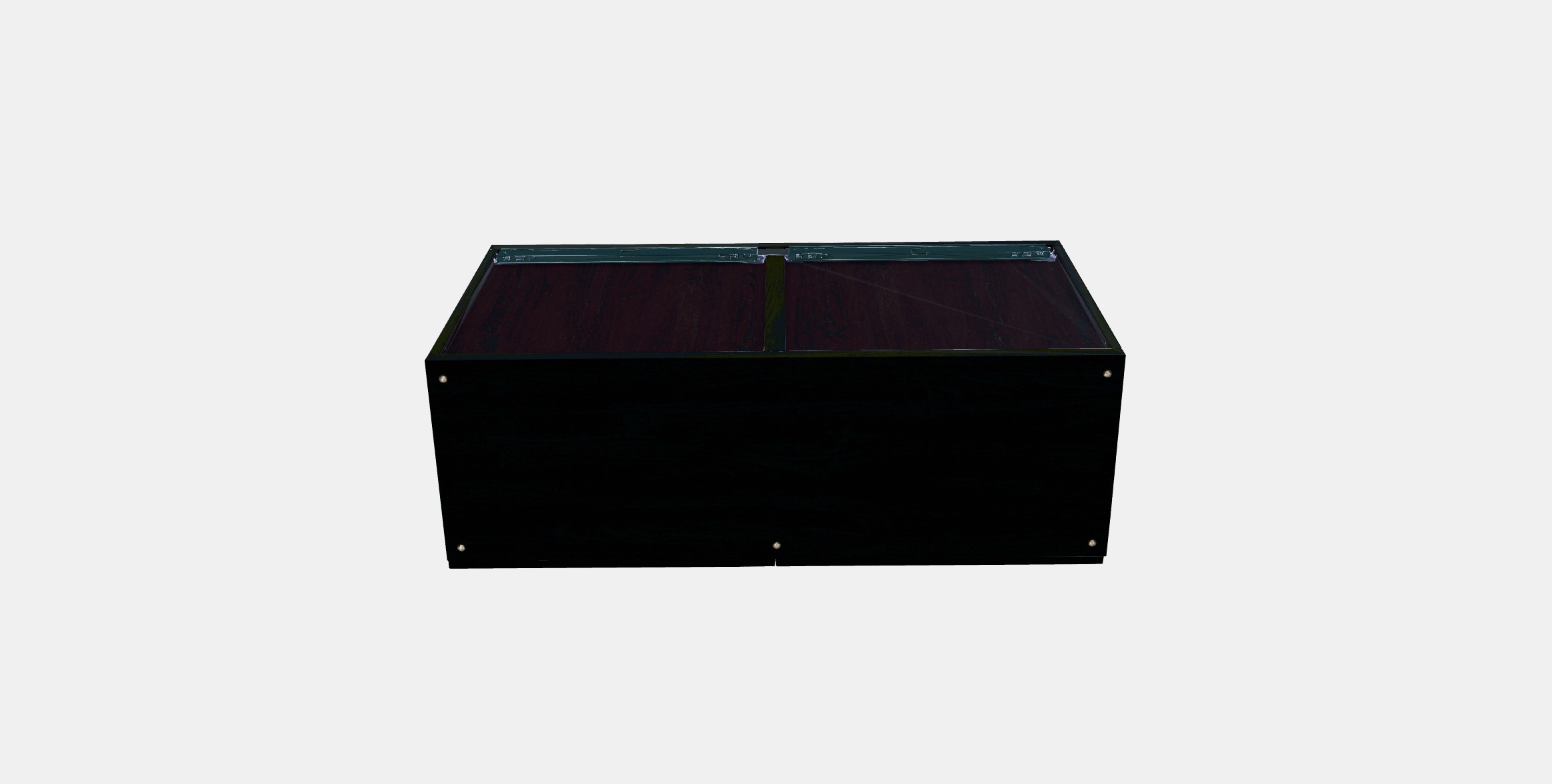 BESTA Wall-mounted cabinet combination Low-poly 3D model_4