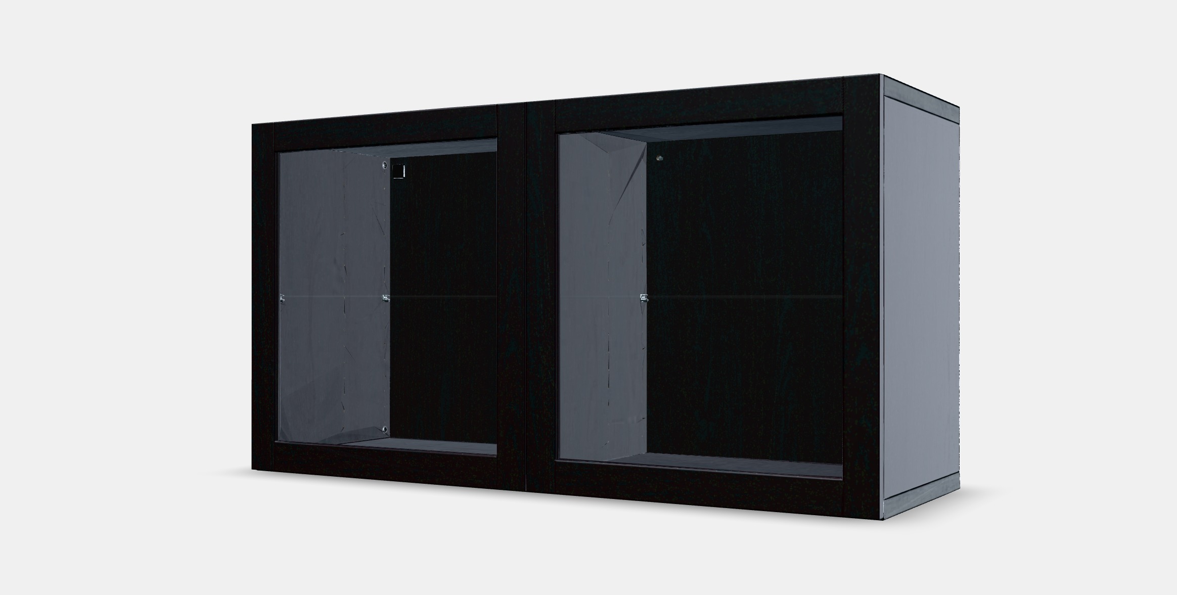 BESTA Wall-mounted cabinet combination Low-poly 3D model_12