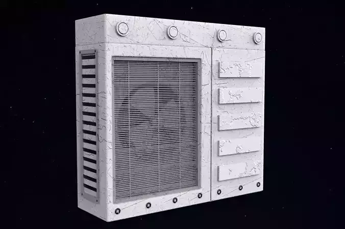 AC machine 3d model 
