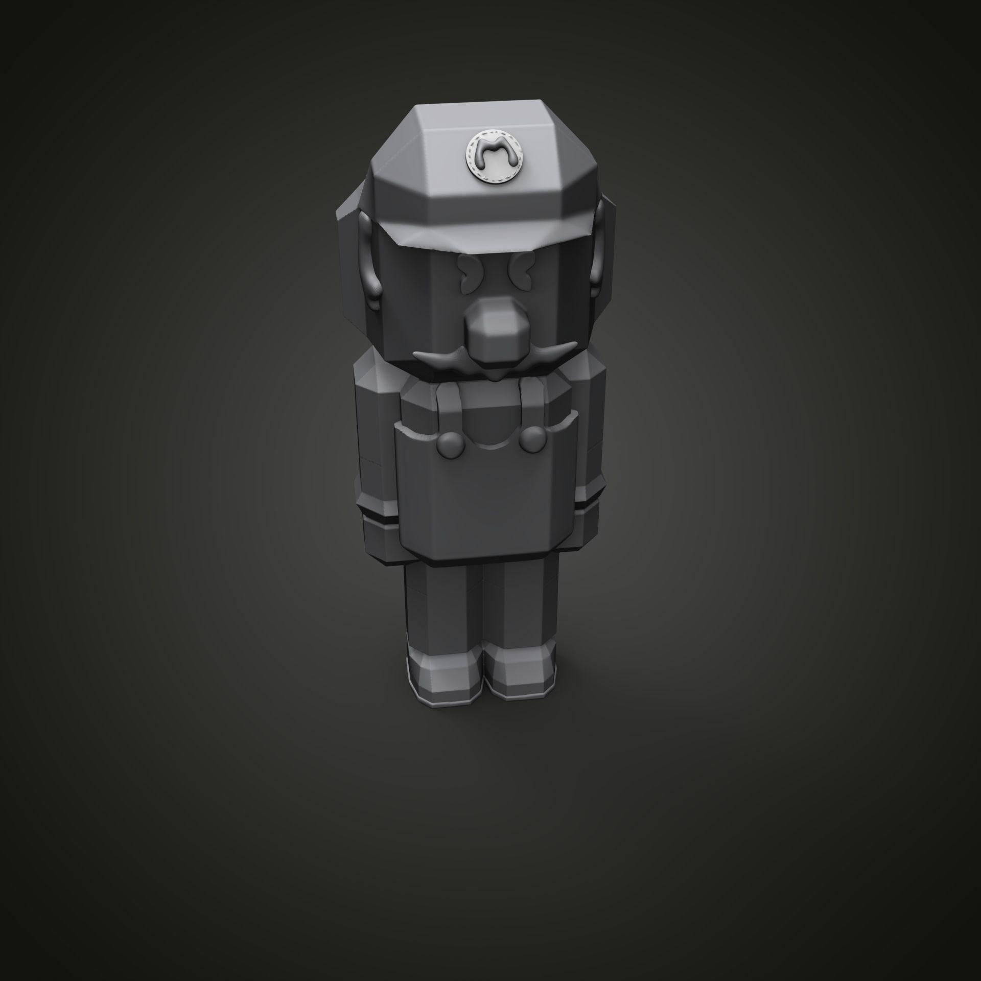 Mario Bros model Minecraft 3D print model_20