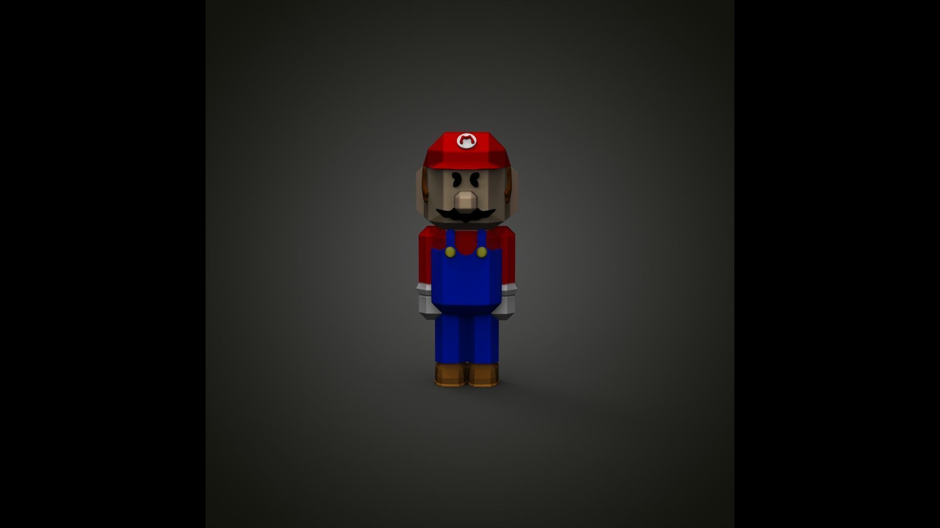 Mario Bros model Minecraft 3D print model_3