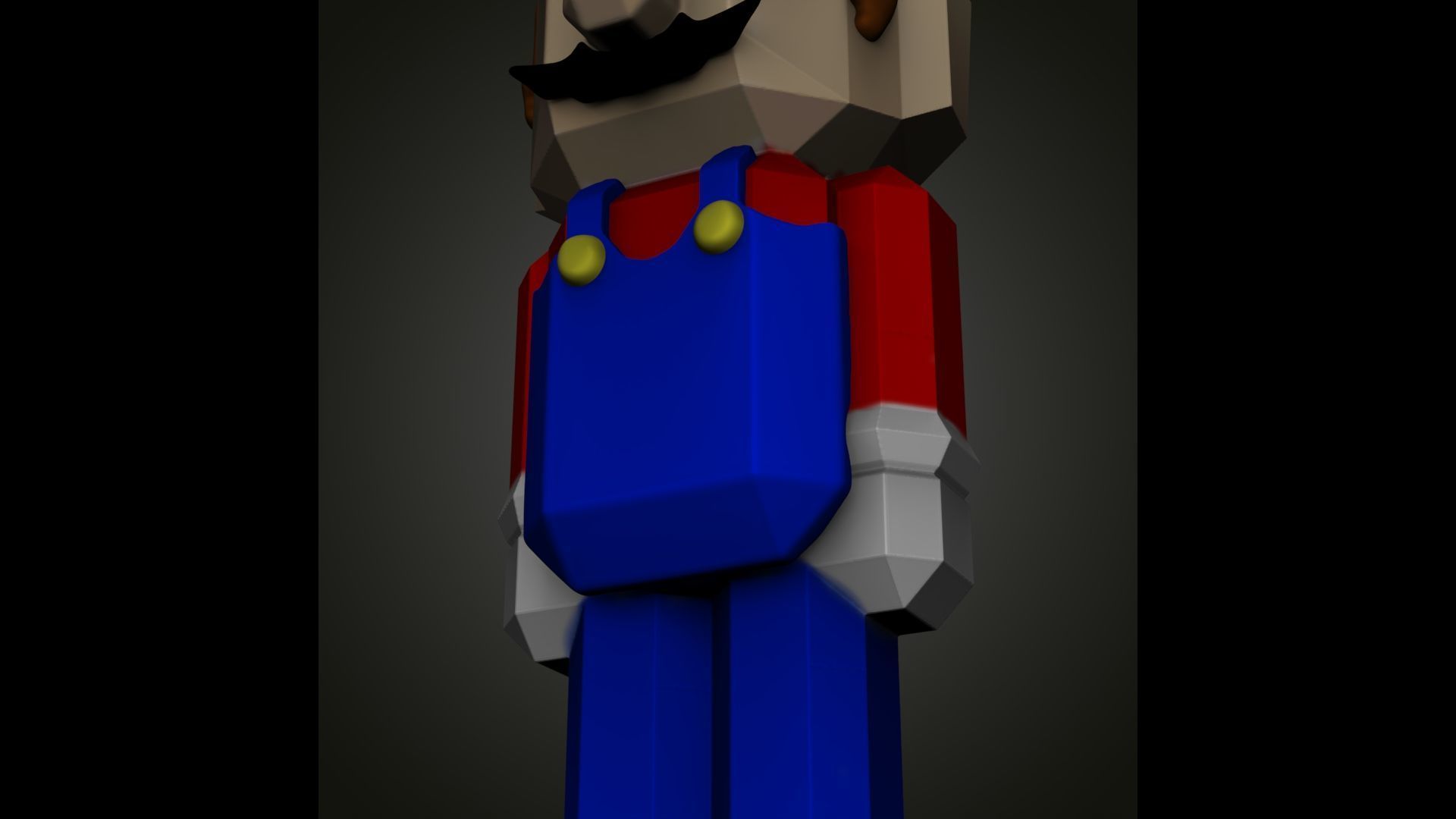 Mario Bros model Minecraft 3D print model_12