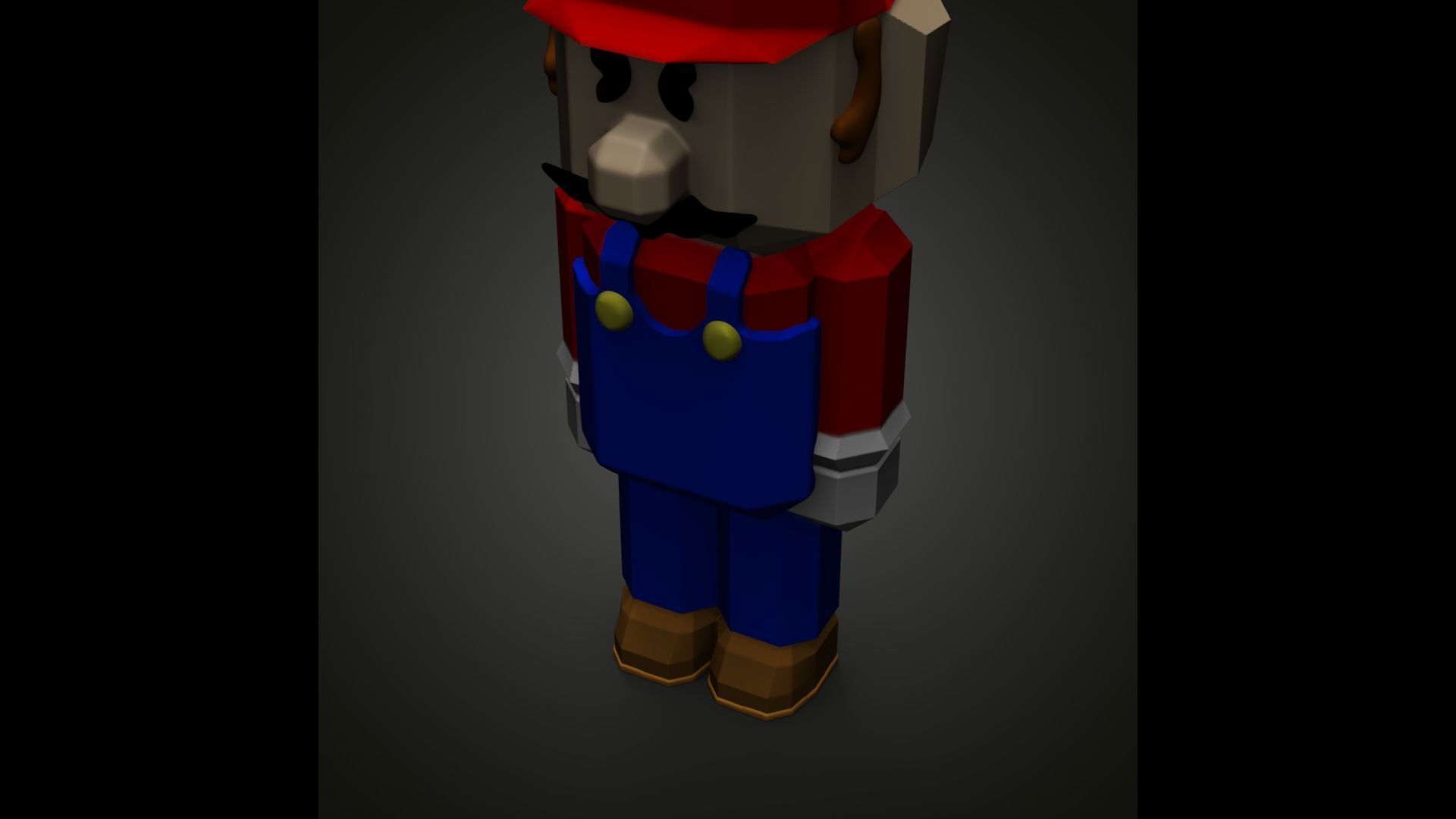 Mario Bros model Minecraft 3D print model_10