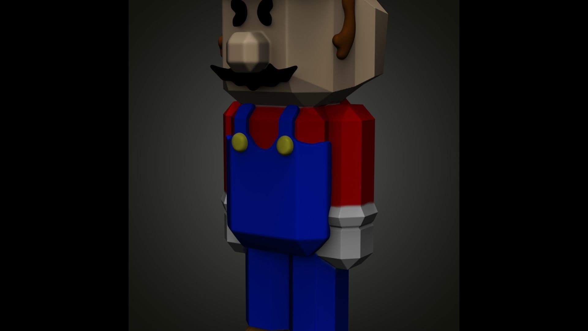Mario Bros model Minecraft 3D print model_11
