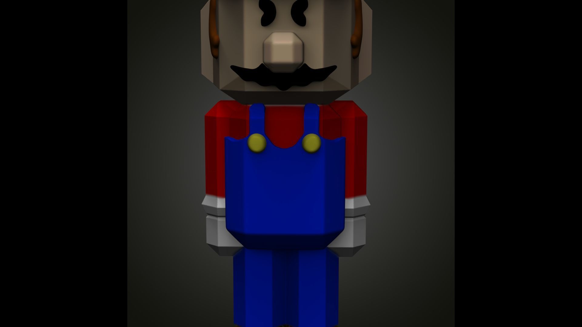 Mario Bros model Minecraft 3D print model_6