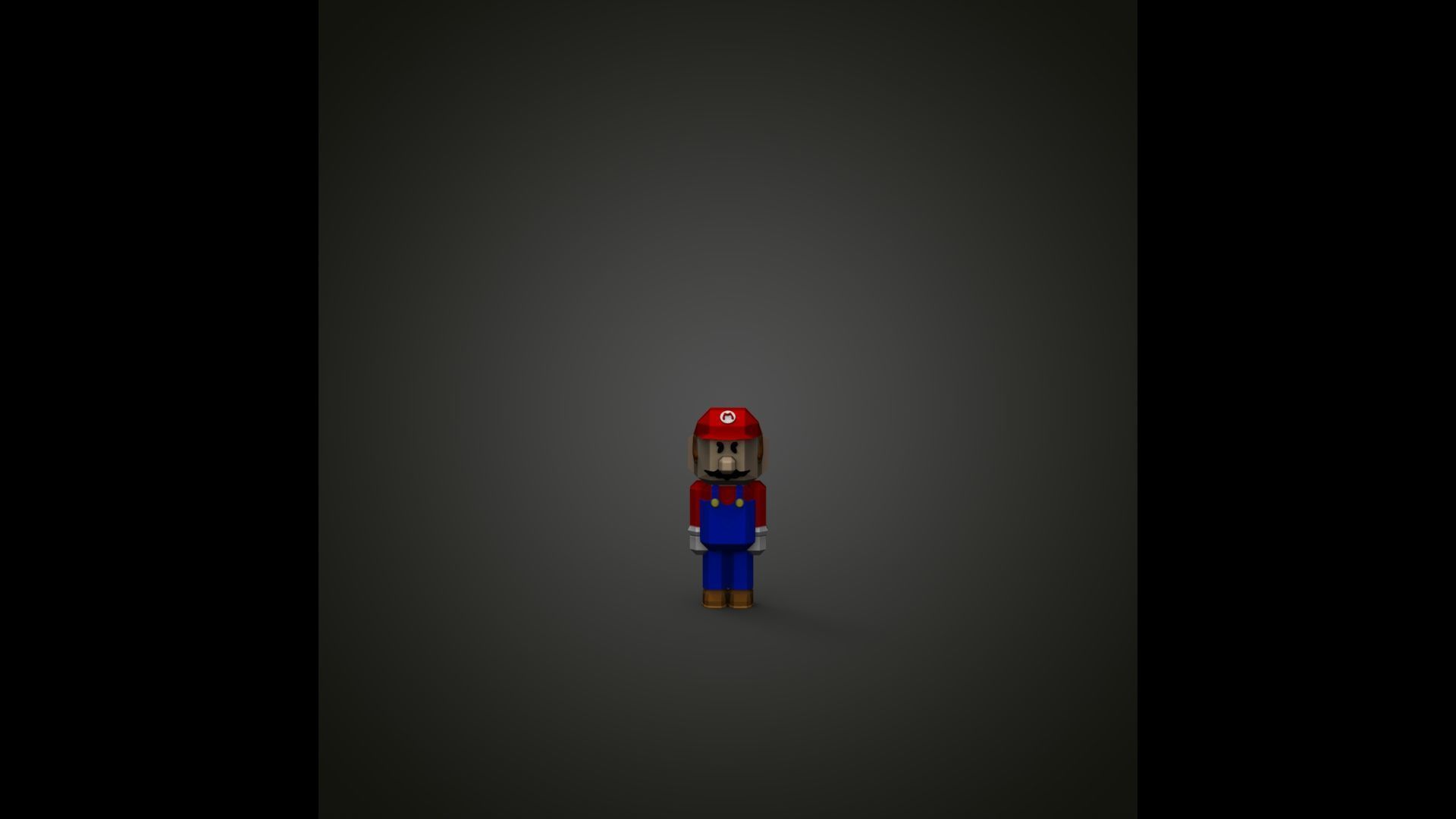 Mario Bros model Minecraft 3D print model_1