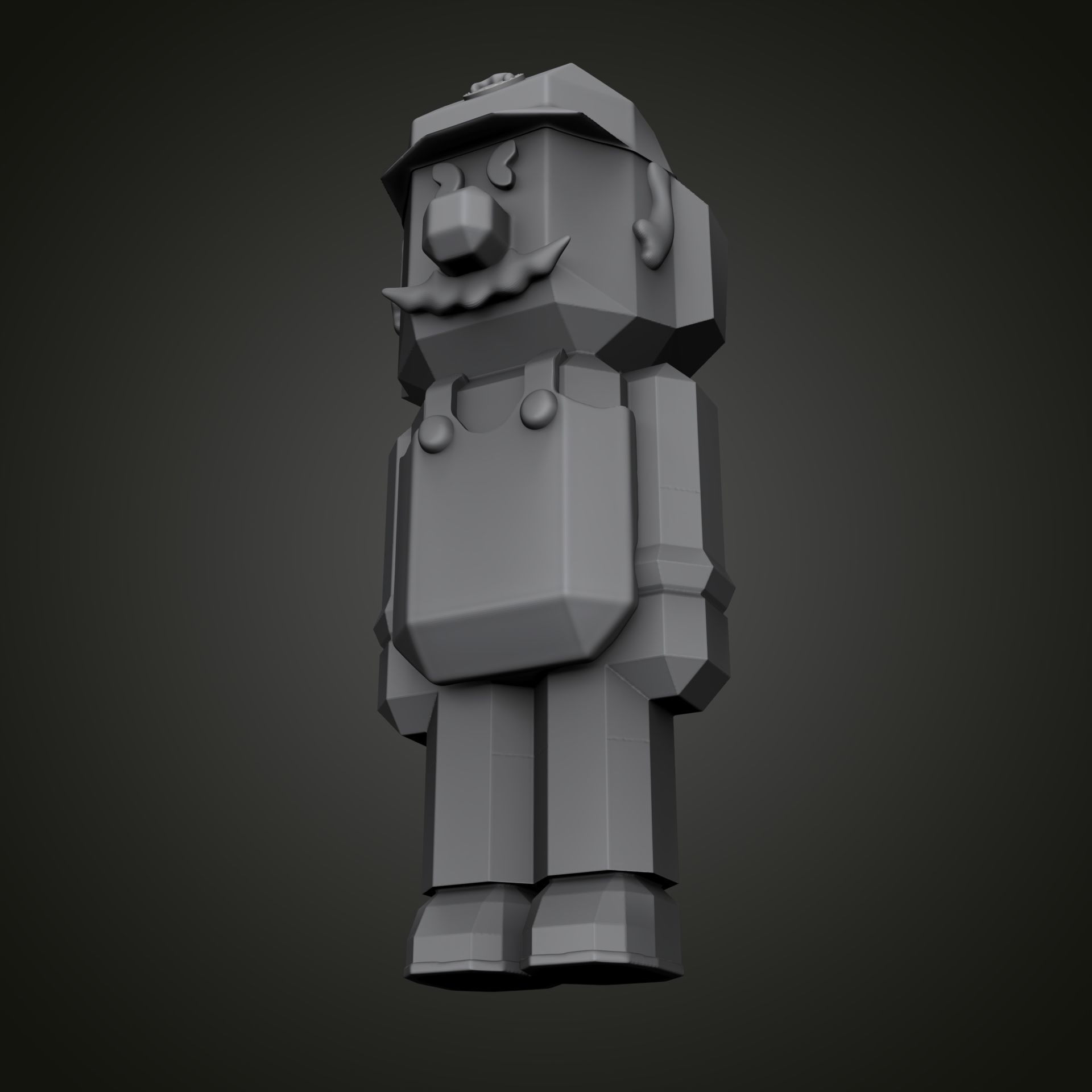 Mario Bros model Minecraft 3D print model_13