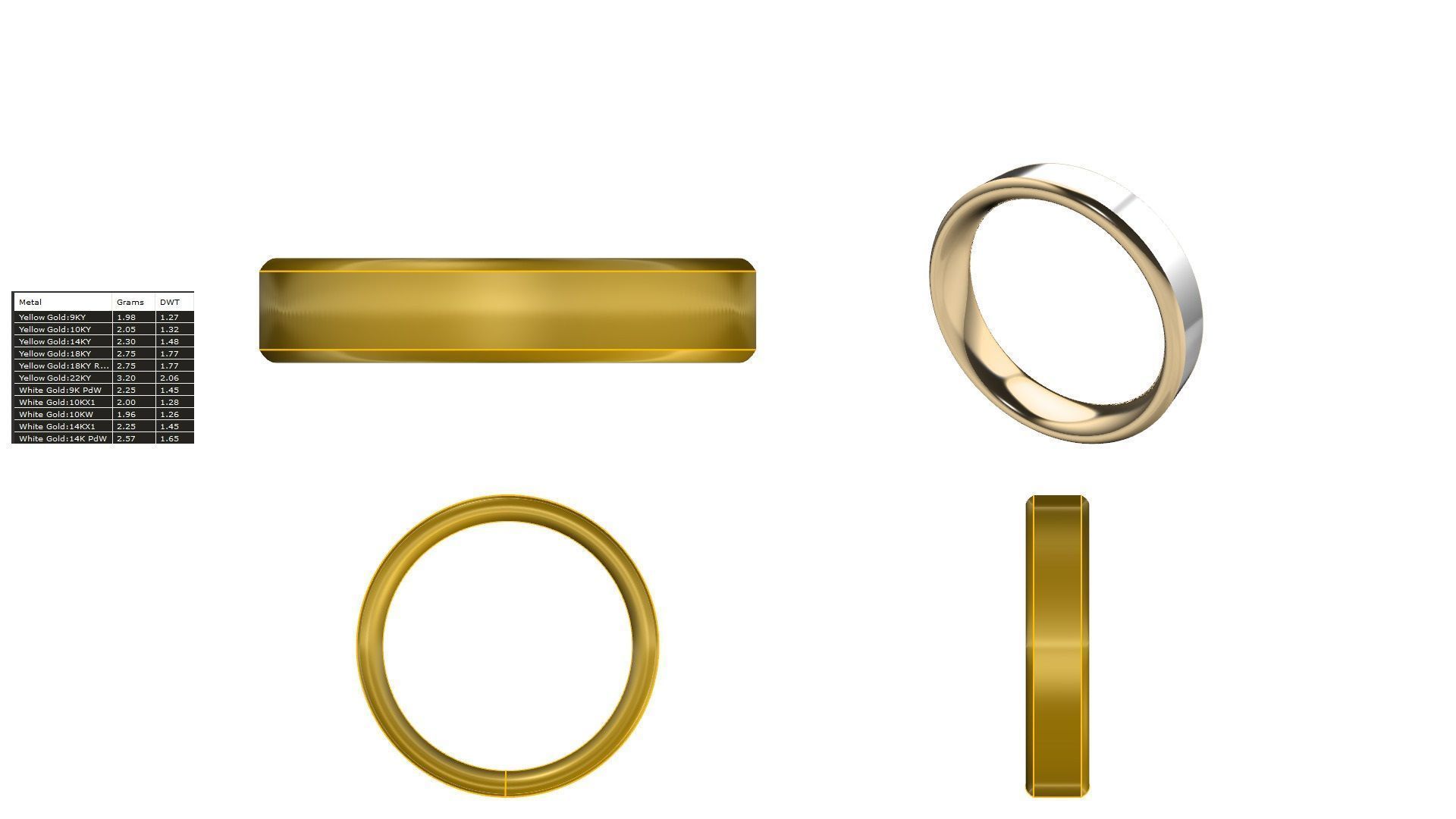 Ring 0005 3D Printable Model  Free 3D print model_10