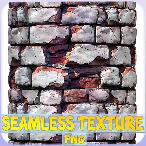  Stylized Wall Seamless Texture
