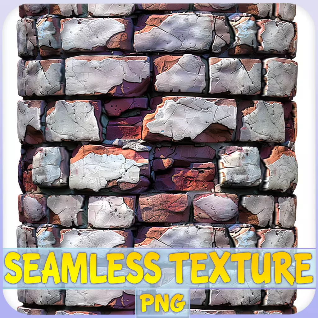  Stylized Wall Seamless Texture Texture_0