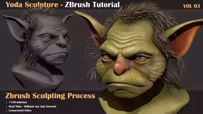 Yoda - ZBrush Sculpture Series Vol3  