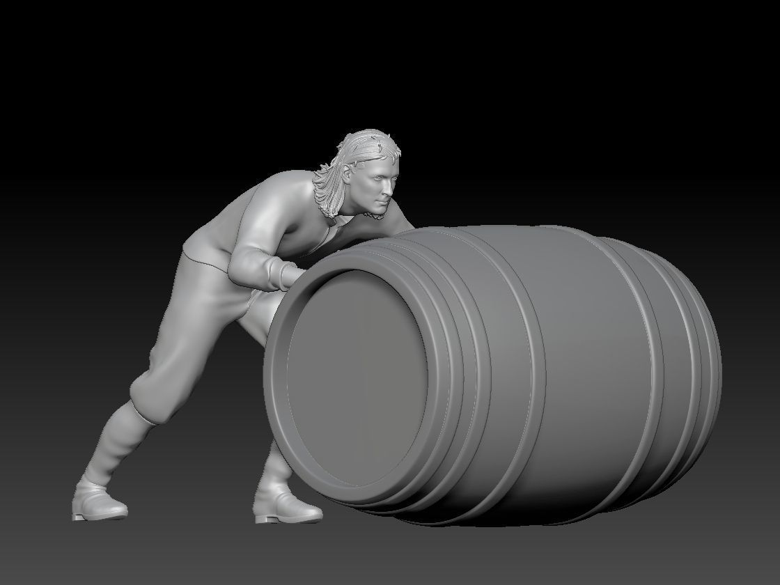 Naval pirate Crew 4 3D print model_2