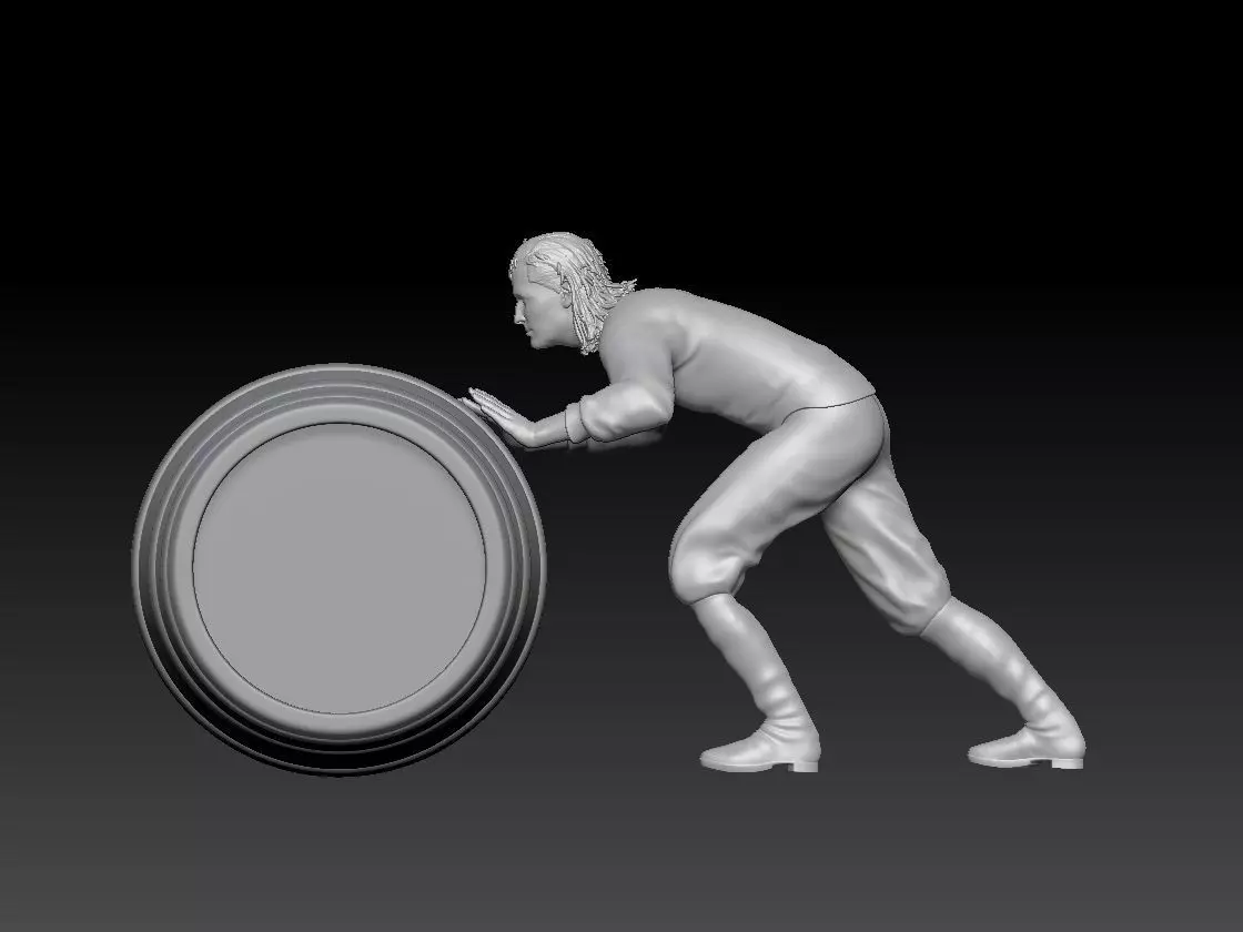 Naval pirate Crew 4 3D print model_0