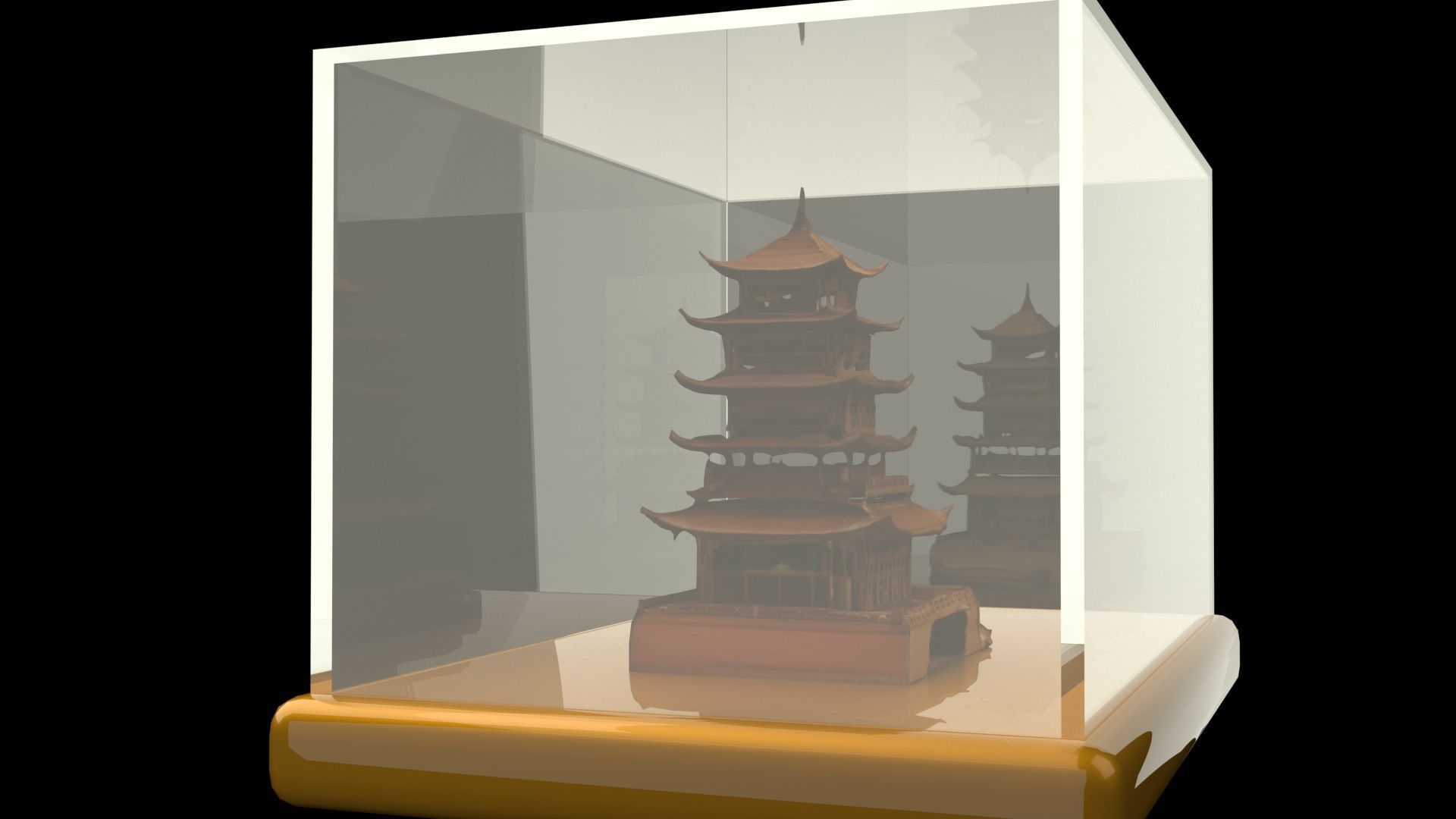 Chinese ancient house 3D model_2