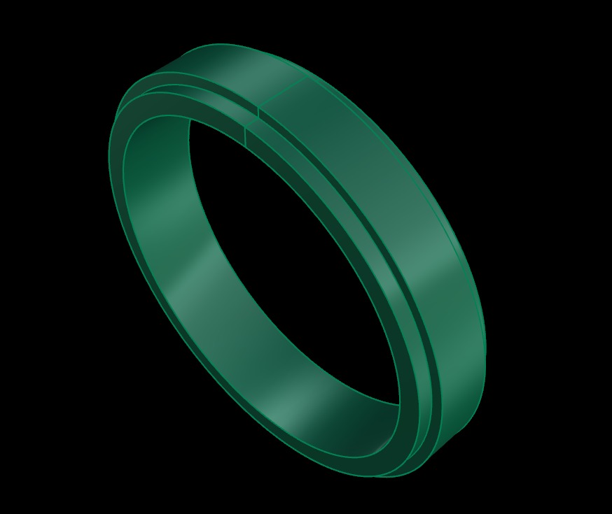 SIDE STEP MEN WEDDING BAND 3D print model_5