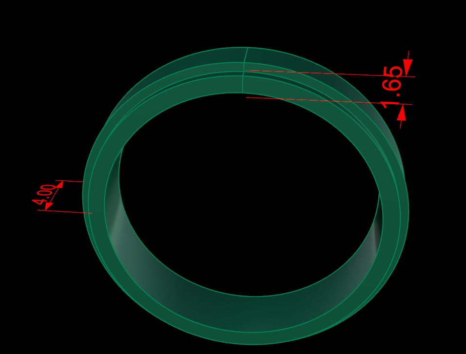 SIDE STEP MEN WEDDING BAND 3D print model_3