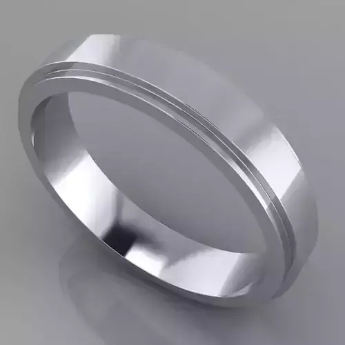 SIDE STEP MEN WEDDING BAND
