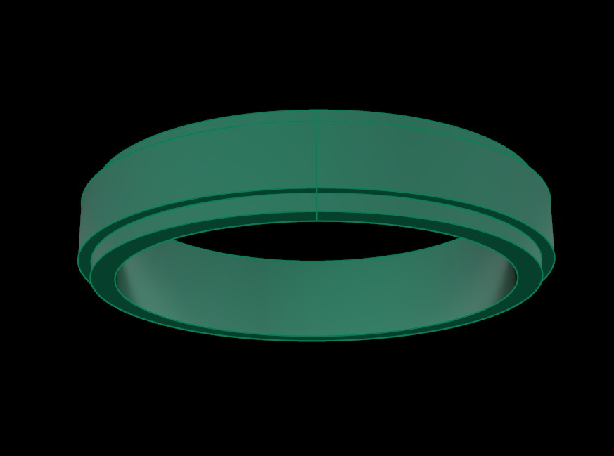 SIDE STEP MEN WEDDING BAND 3D print model_6