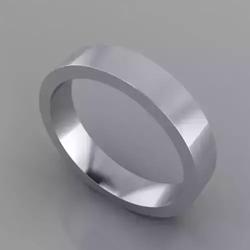 Traditional Box Men Wedding Band
