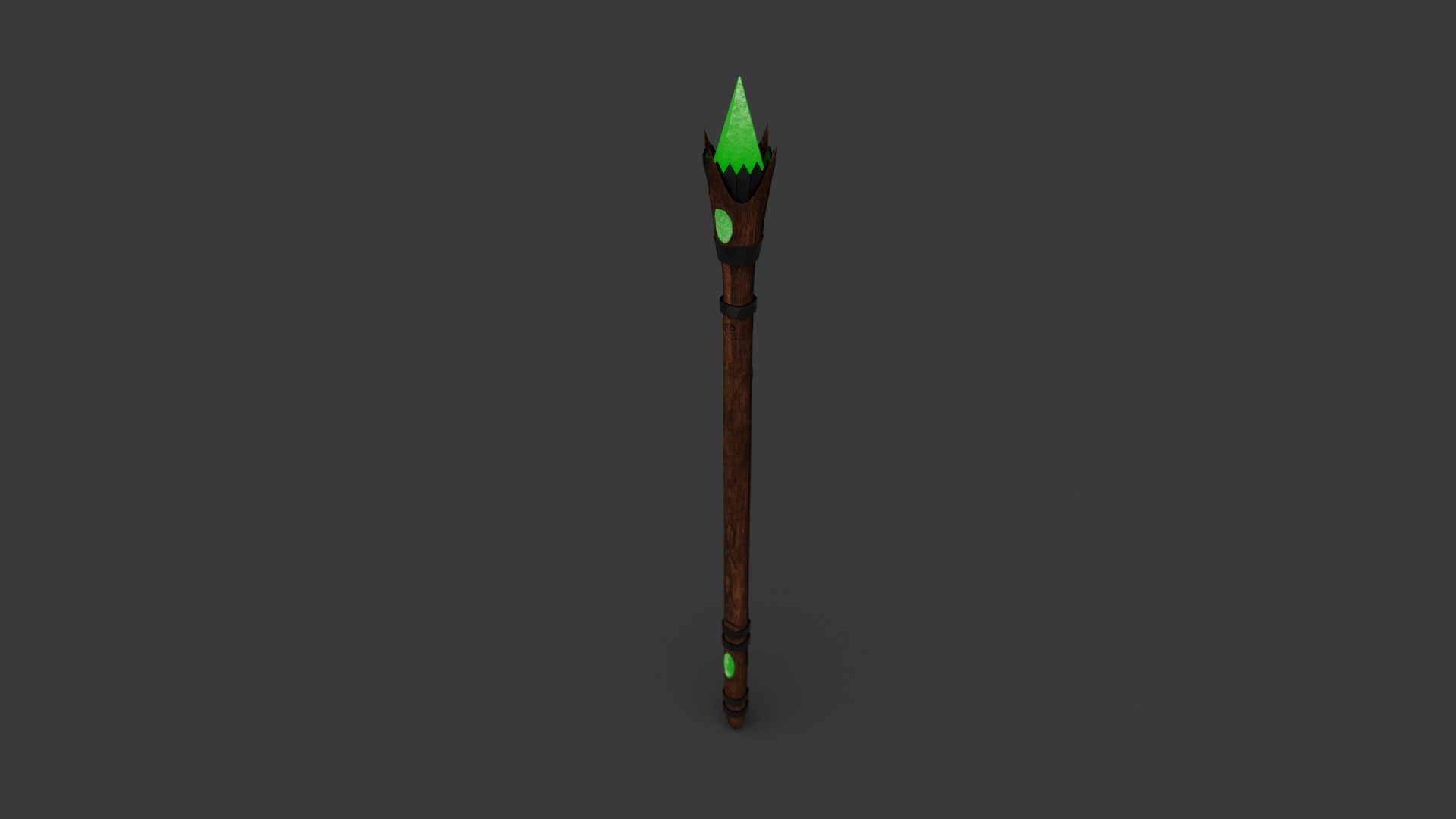 The Sylvan Spear Low-poly 3D model_2