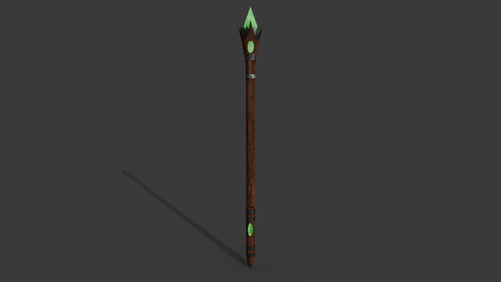 The Sylvan Spear Low-poly 3D model_4