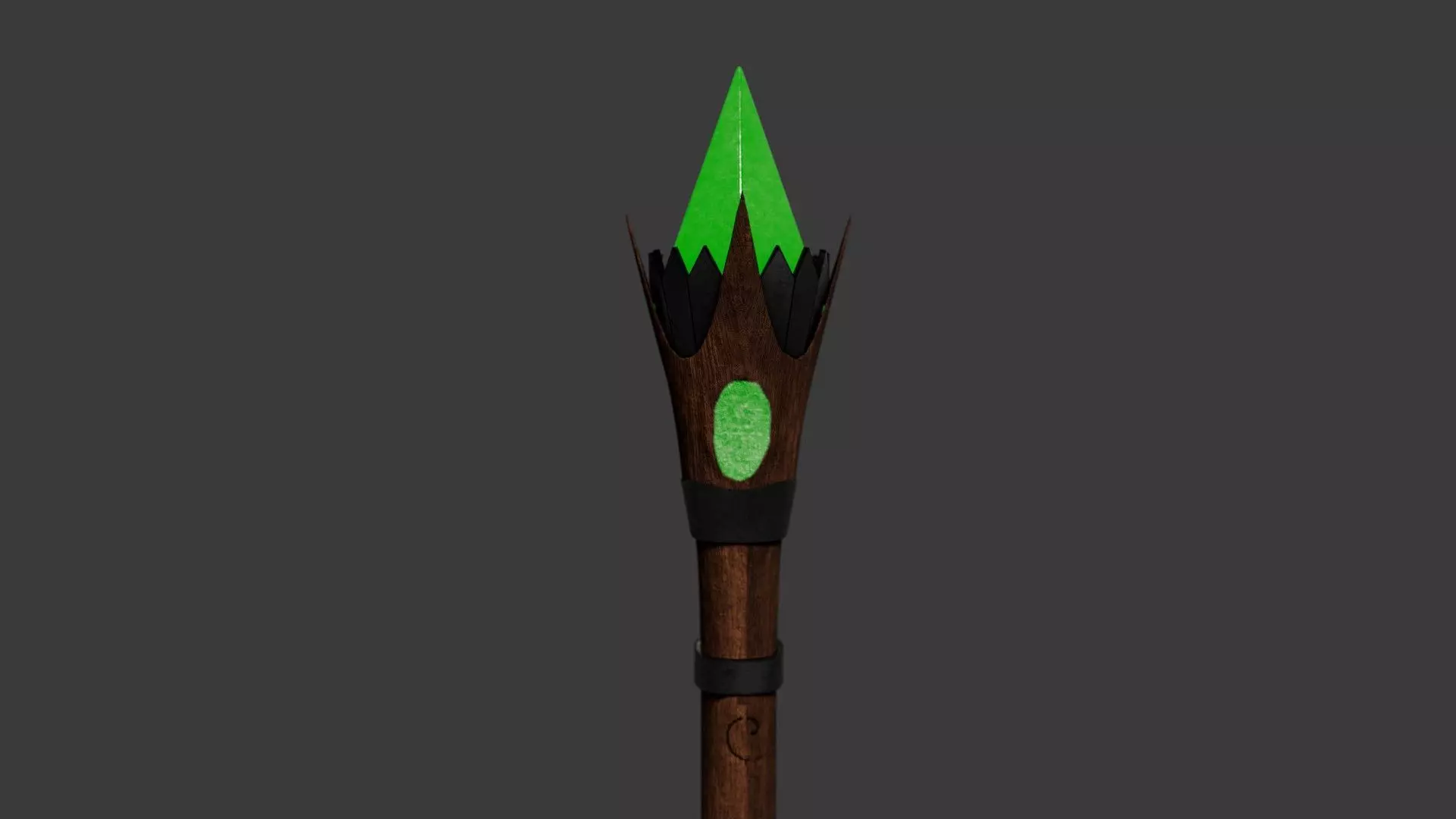 The Sylvan Spear Low-poly 3D model_0