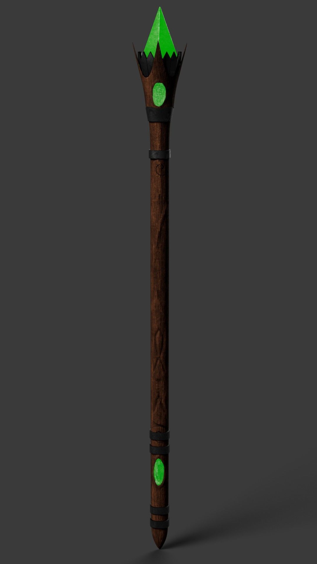 The Sylvan Spear Low-poly 3D model_3